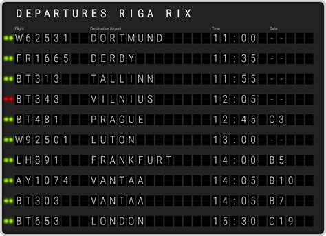 riga to rix flight schedule.